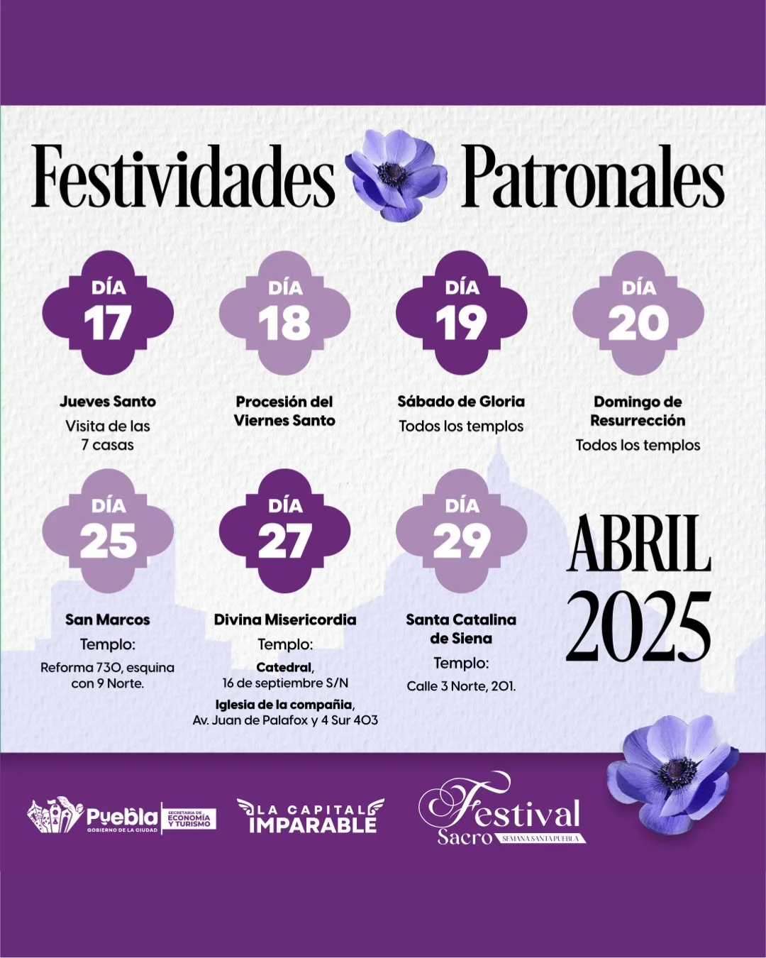 Festividades Abril 2025
